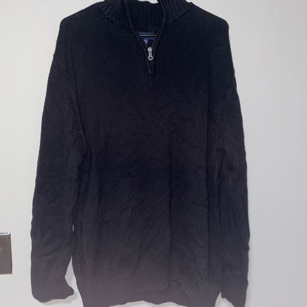 Quarter Zip Knit Sweater